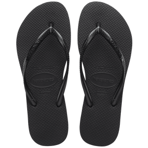 Women s Slim Flip Flops Black Havaianas