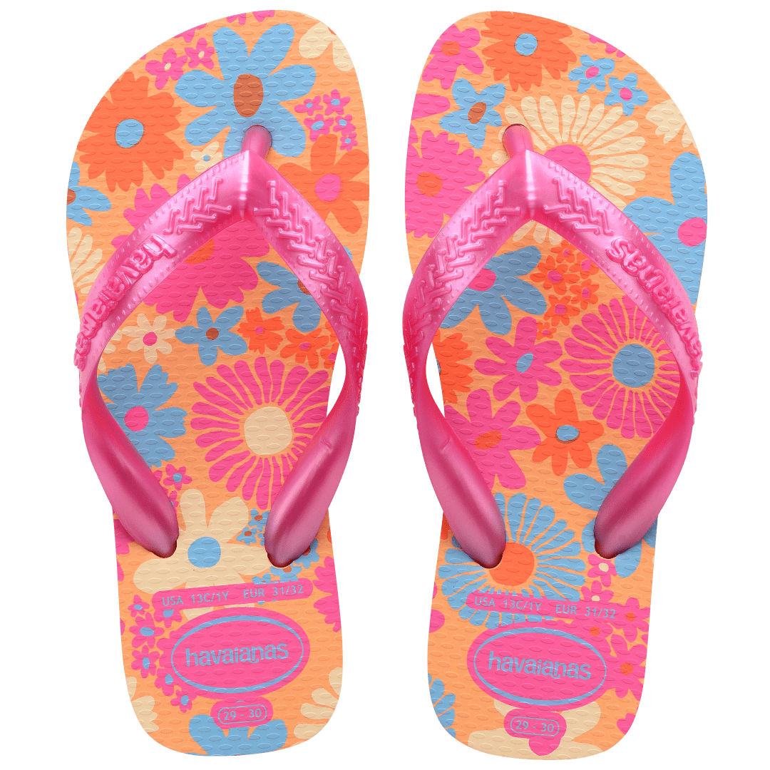 Kids' Top Flores Flip Flops