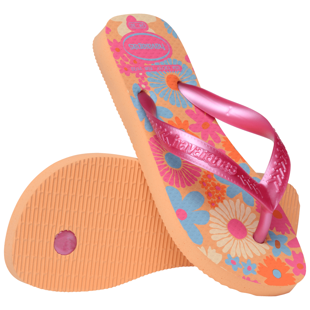 Kids' Top Flores Flip Flops