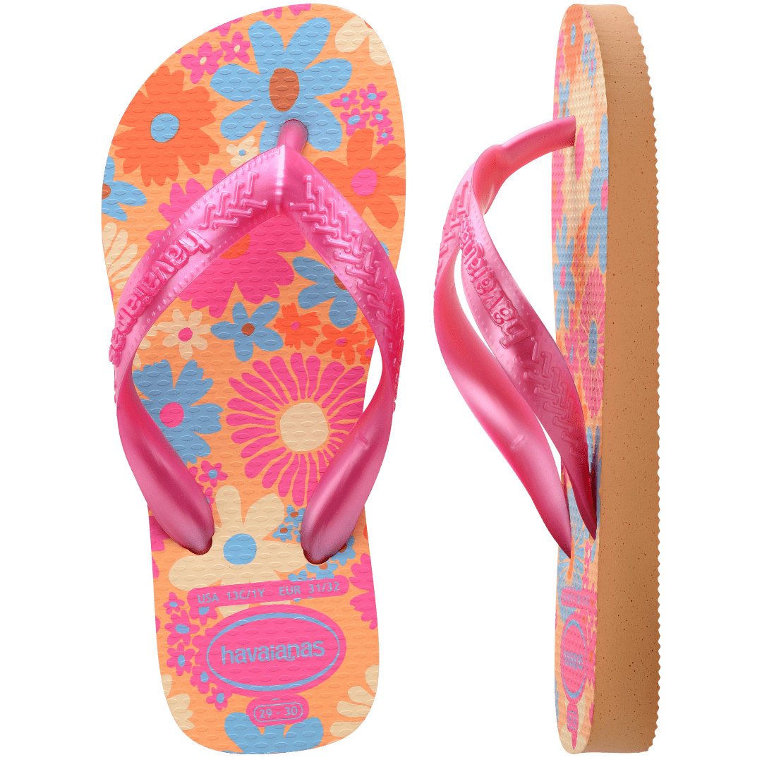 Kids' Top Flores Flip Flops