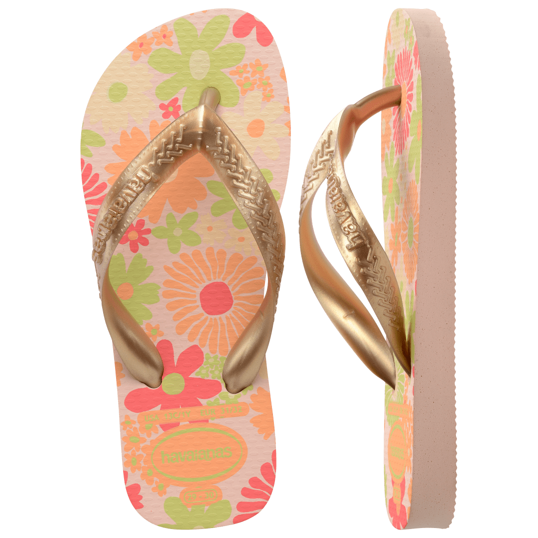 Kids' Top Flores Flip Flops