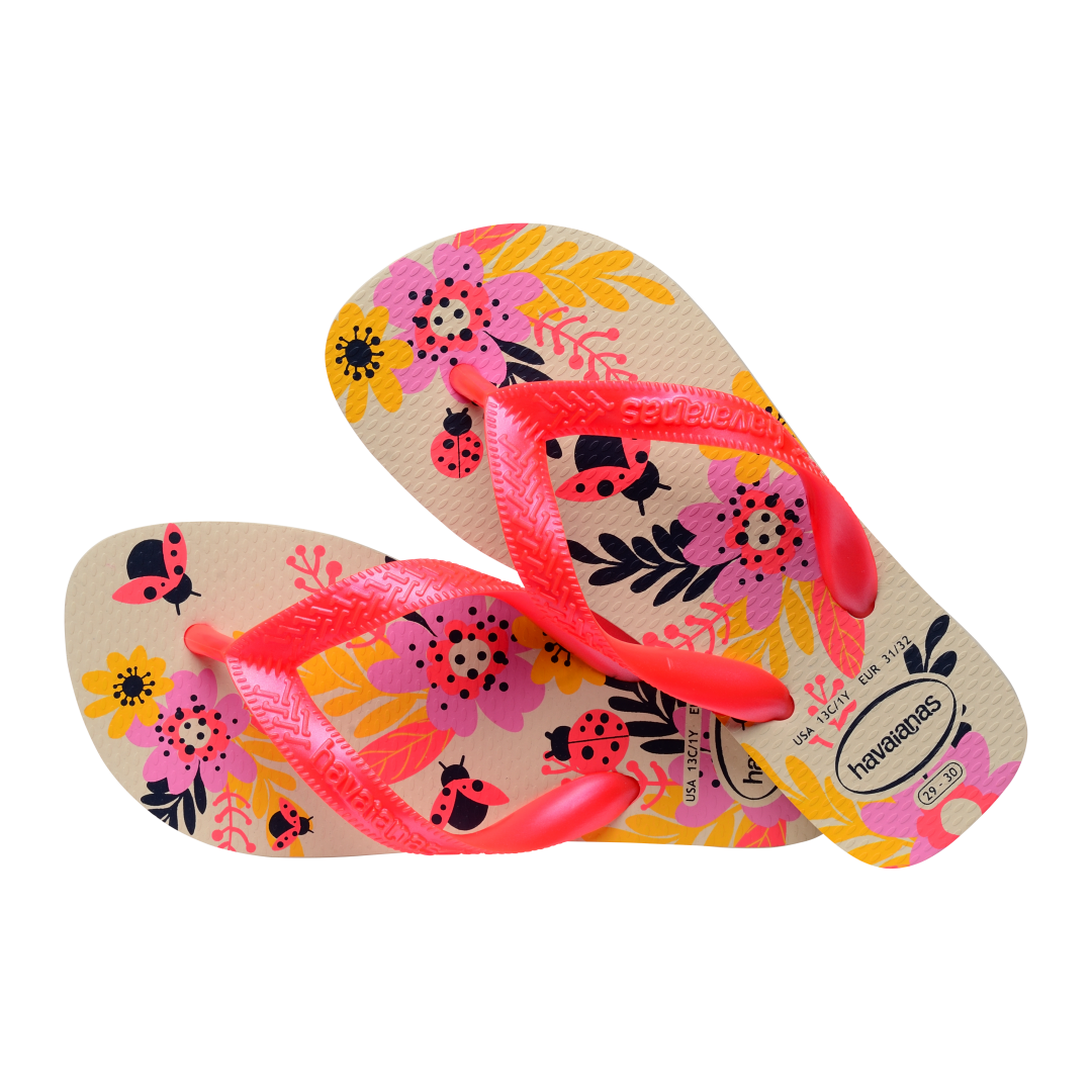 Kids' Top Flores Flip Flops