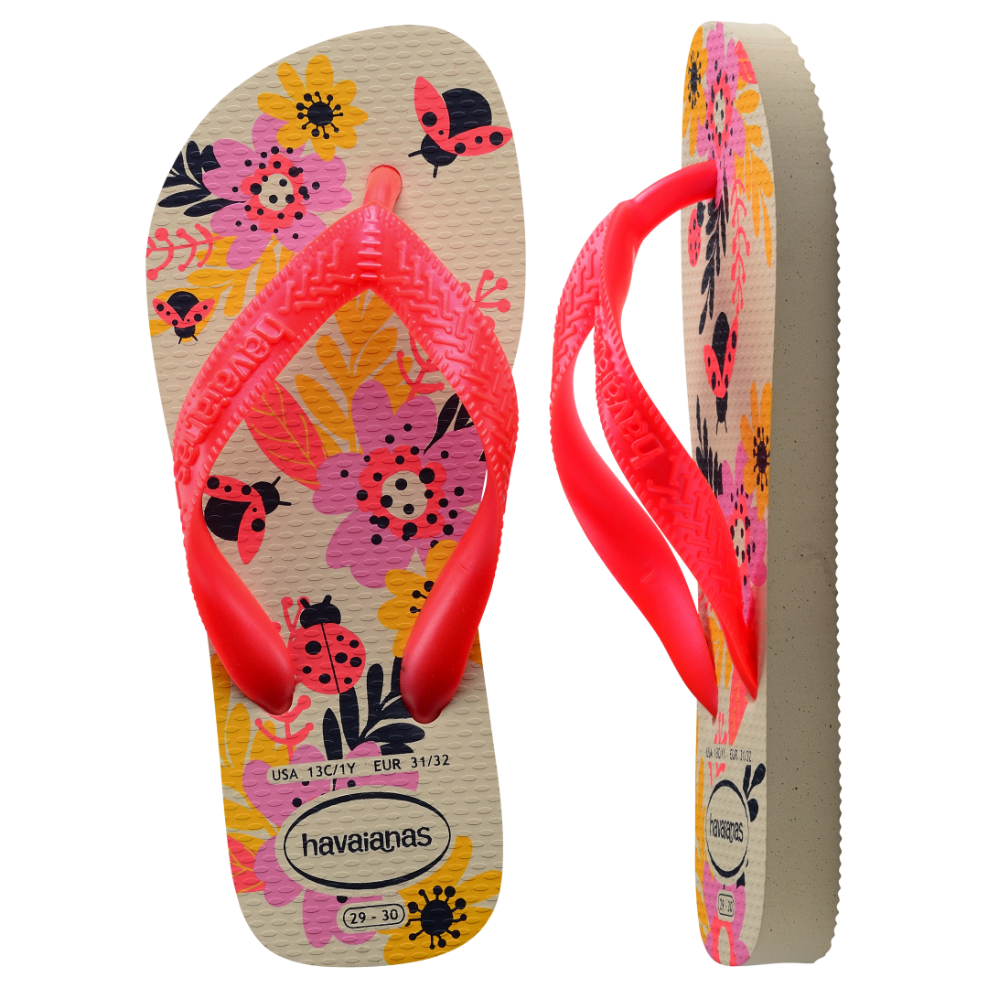 Kids' Top Flores Flip Flops