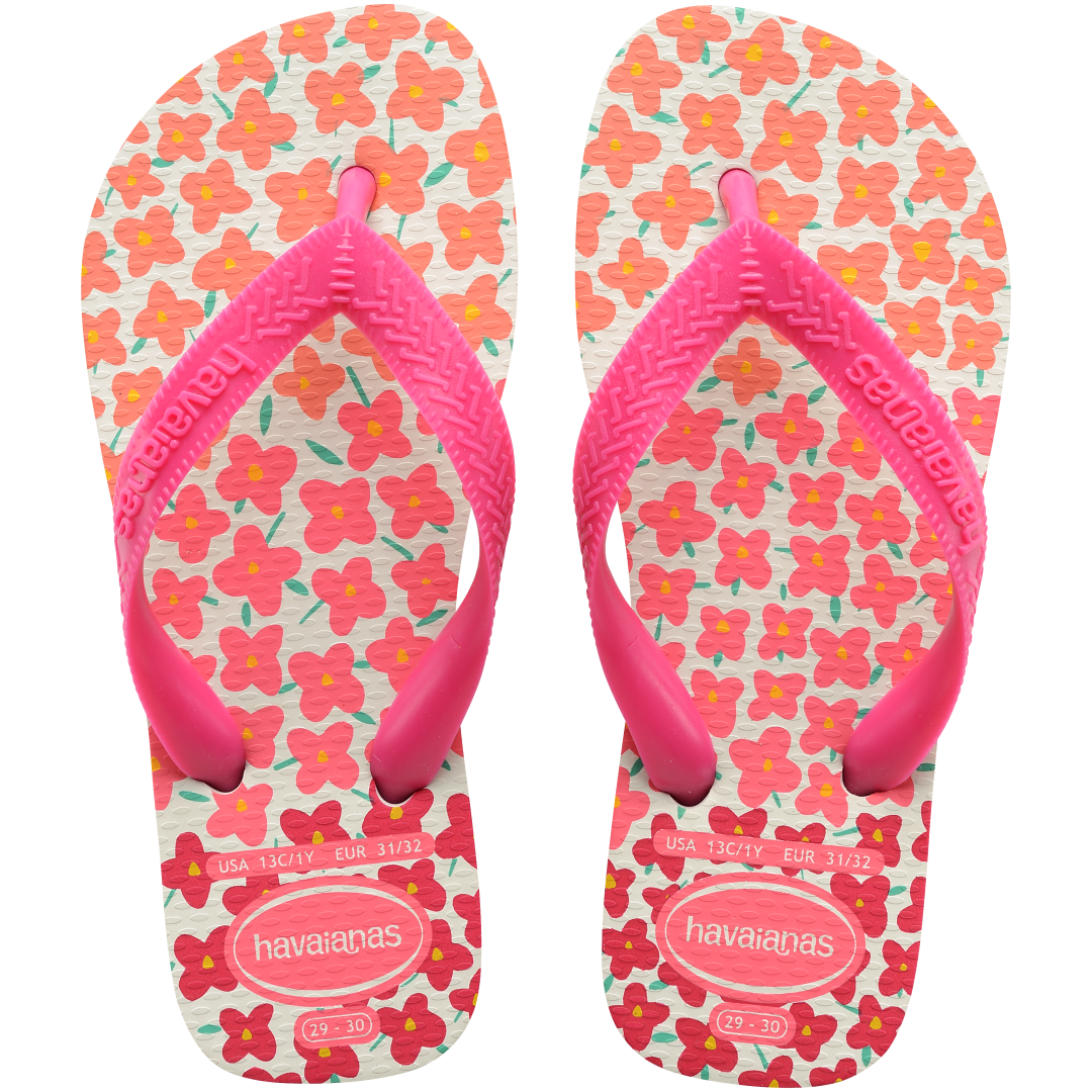 Kids' Top Flores Flip Flops