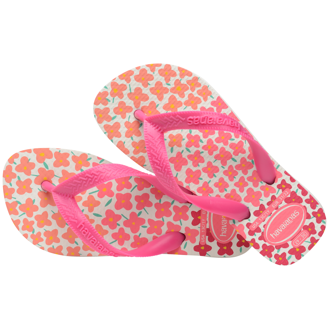 Kids' Top Flores Flip Flops