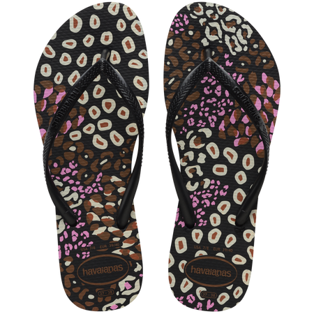 Women's Slim Animal Print Flip Flops