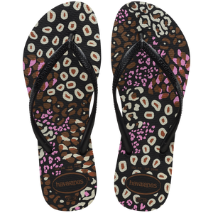 Women's Slim Animal Print Flip Flops