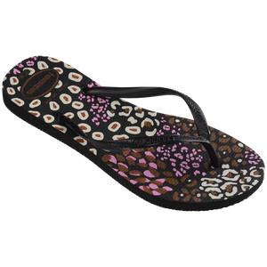 Women's Slim Animal Print Flip Flops