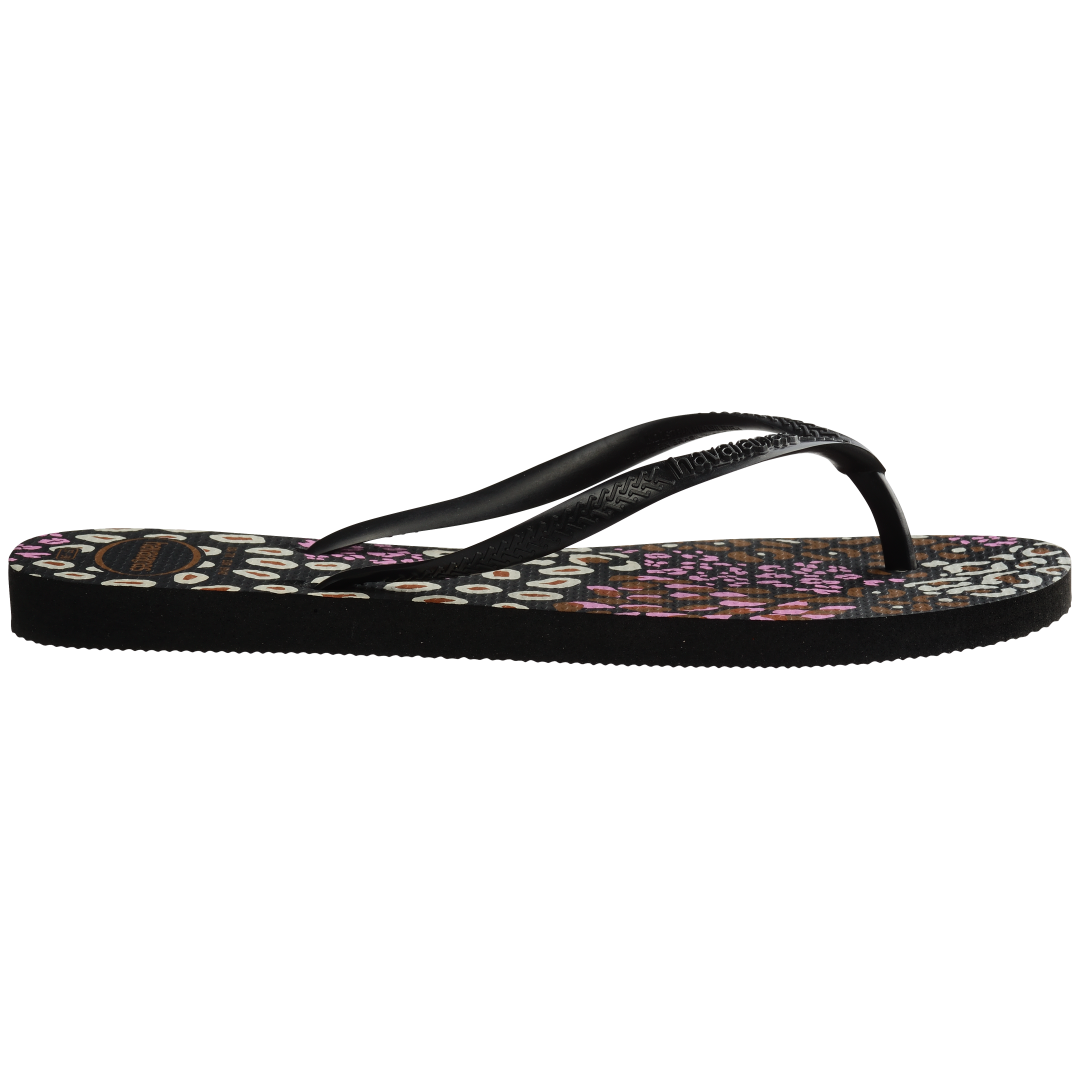 Women's Slim Animal Print Flip Flops