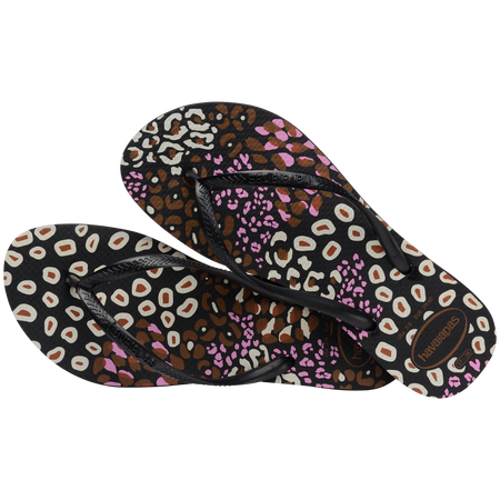 Women's Slim Animal Print Flip Flops