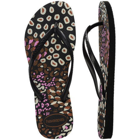 Women's Slim Animal Print Flip Flops