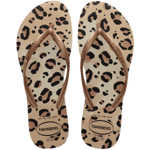 Havaianas Women s Slim Animals Slip On Sandals Beige