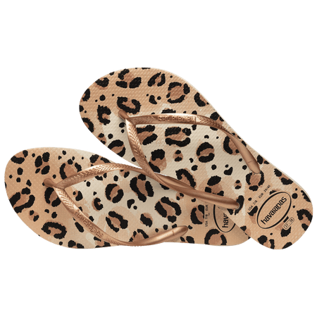 Women's Slim Animal Print Flip Flops