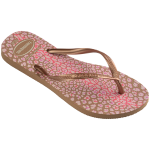 Kids' Slim Animal Print Flip Flops