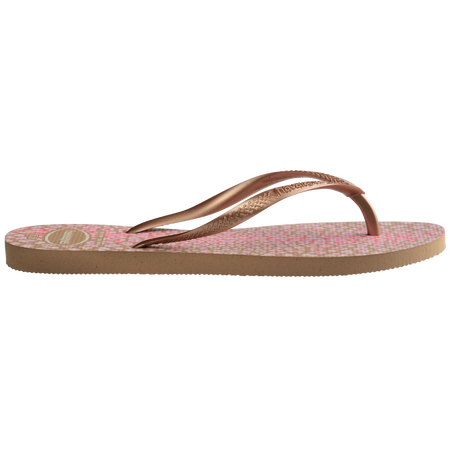 Kids' Slim Animal Print Flip Flops