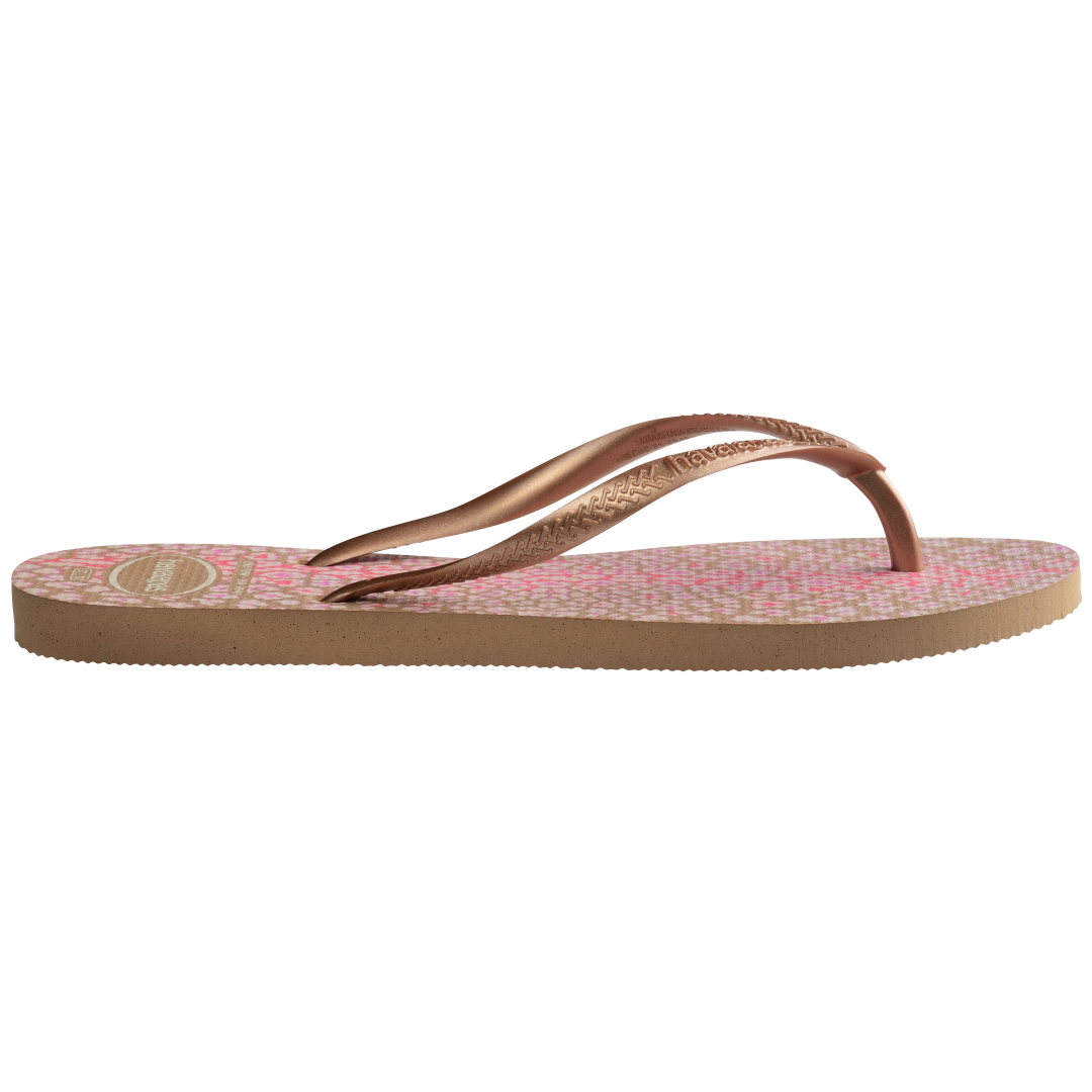 Kids' Slim Animal Print Flip Flops