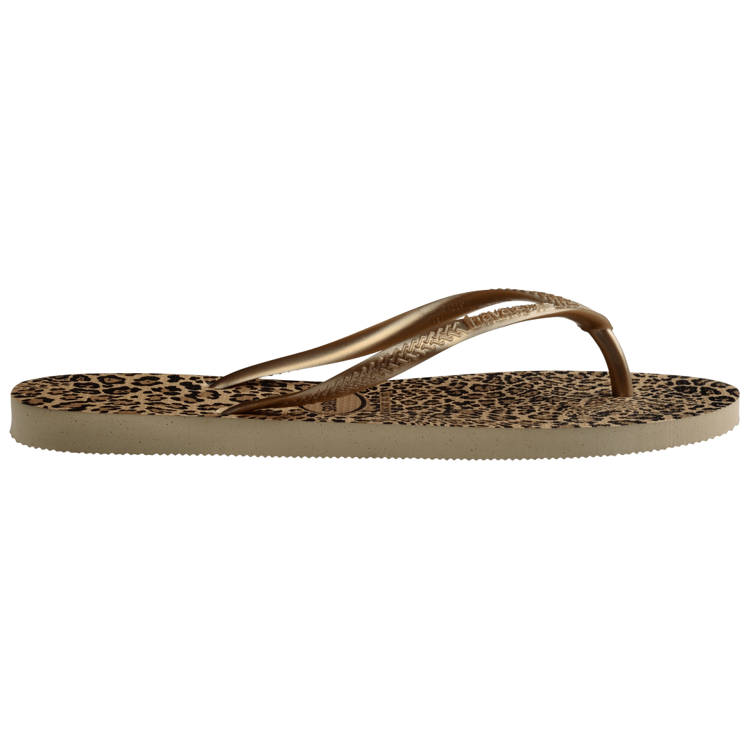 Kids' Slim Animal Print Flip Flops