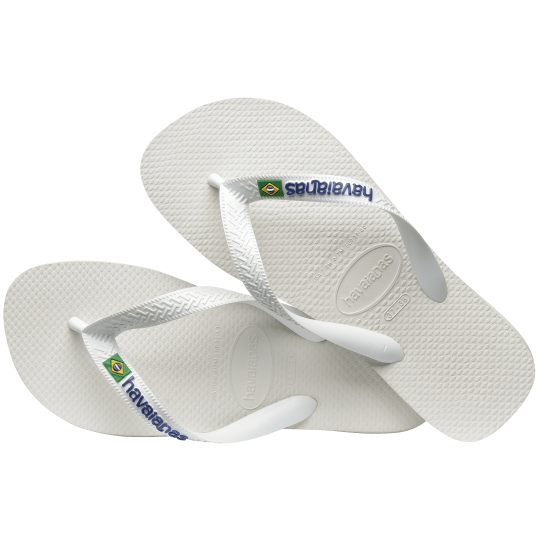 Kids' Brazil Logo Flip Flops