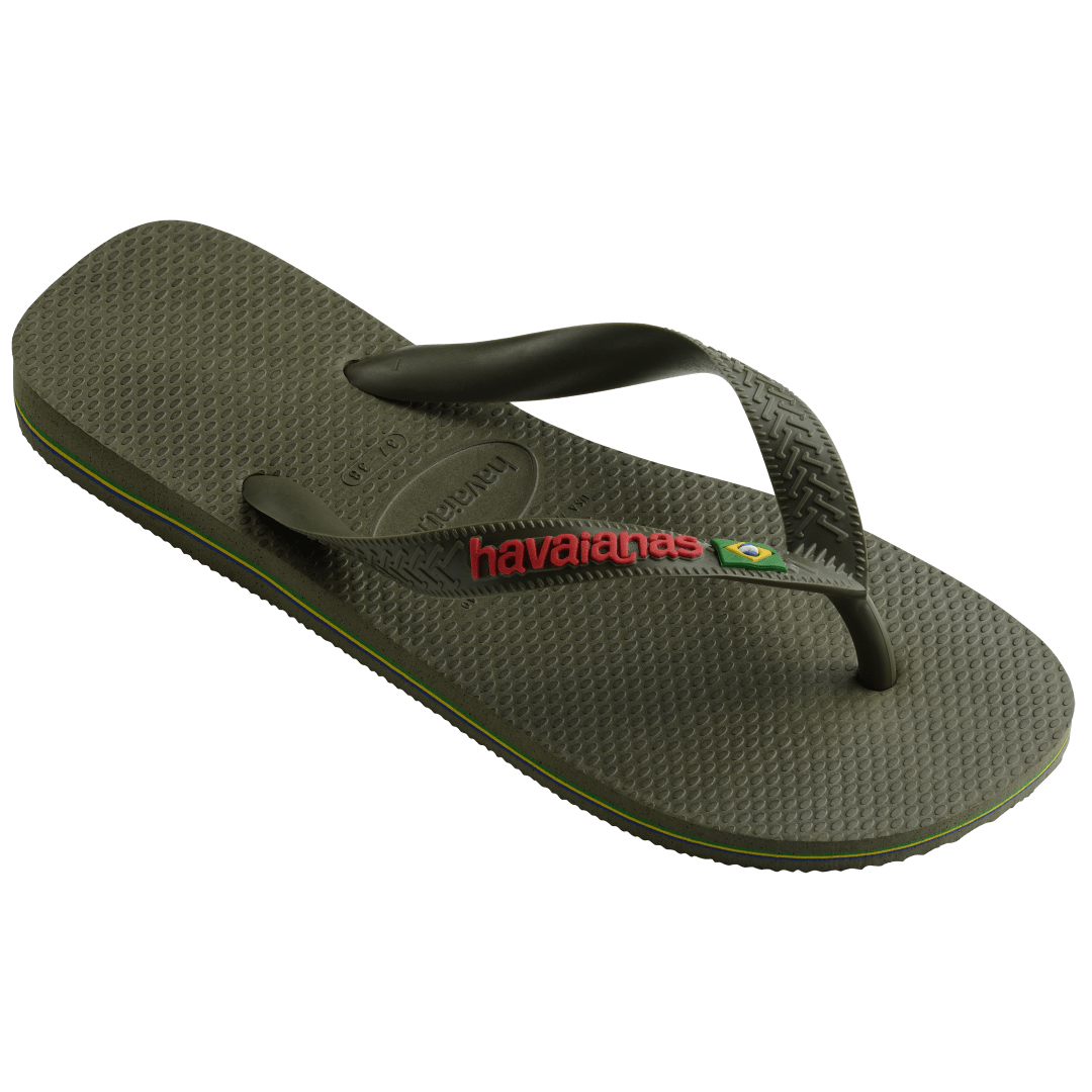 Men's Brazil Logo Flip Flops