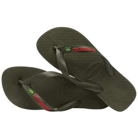 Kids' Brazil Logo Flip Flops