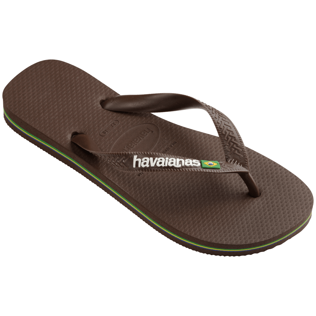 Men's Brazil Logo Flip Flops