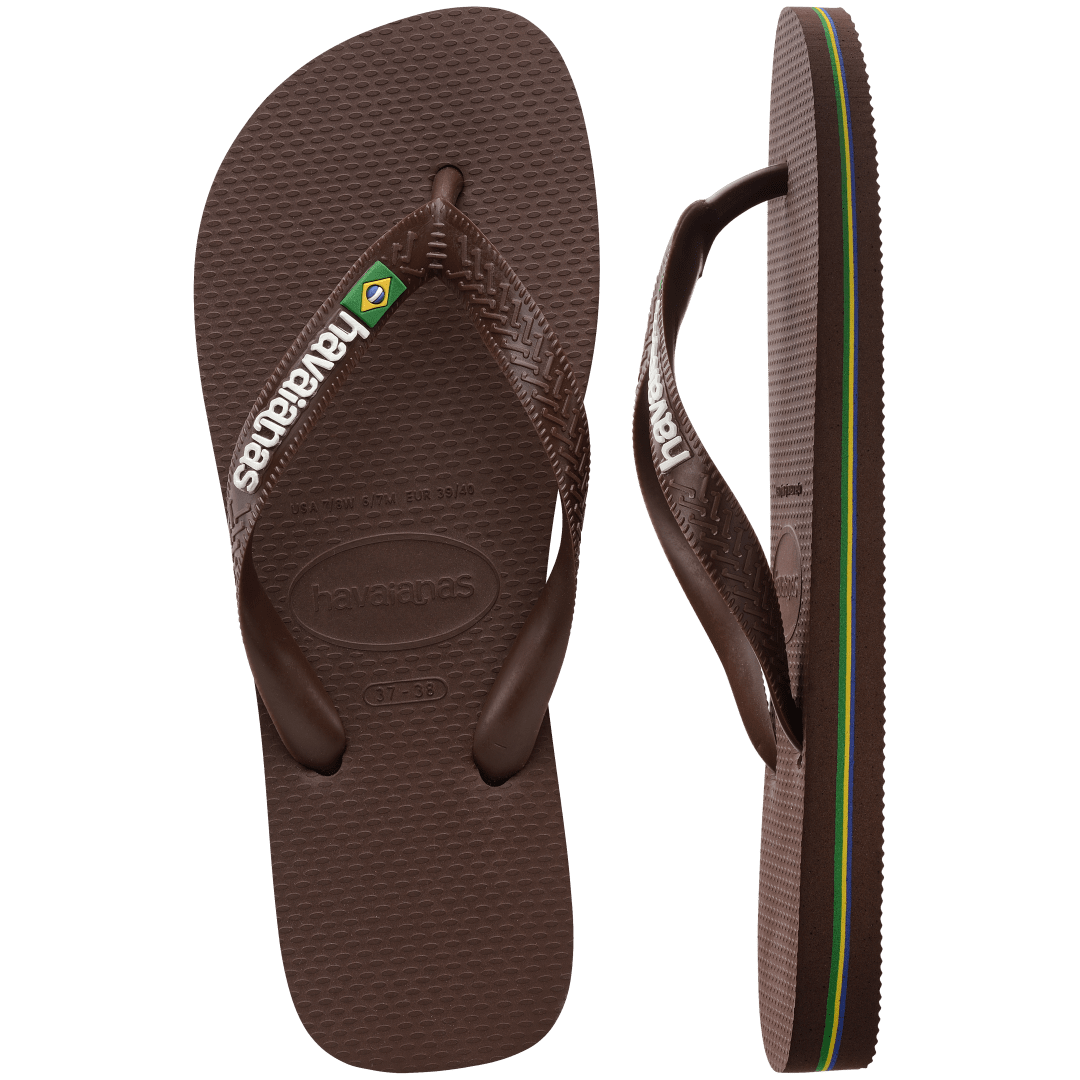 Men's Brazil Logo Flip Flops