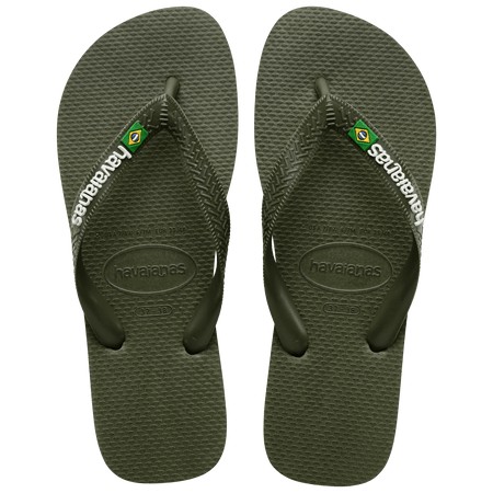 Kids' Brazil Logo Flip Flops