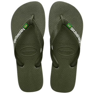 Kids' Brazil Logo Flip Flops