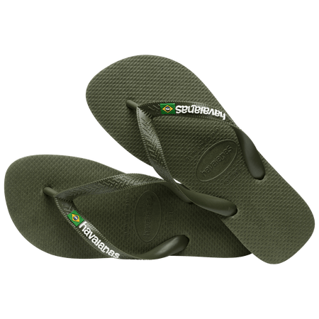 Kids' Brazil Logo Flip Flops