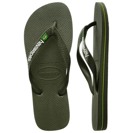 Kids' Brazil Logo Flip Flops