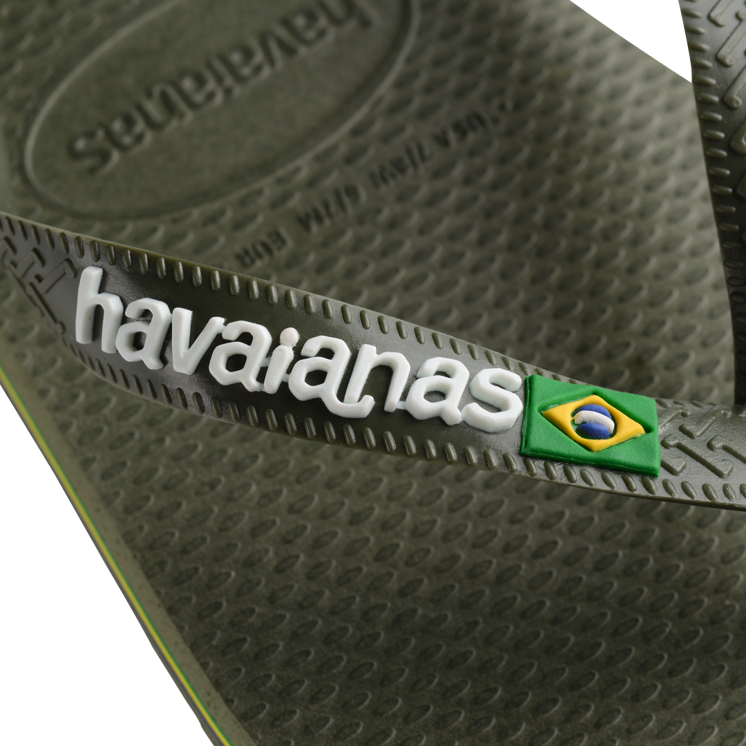 Kids' Brazil Logo Flip Flops