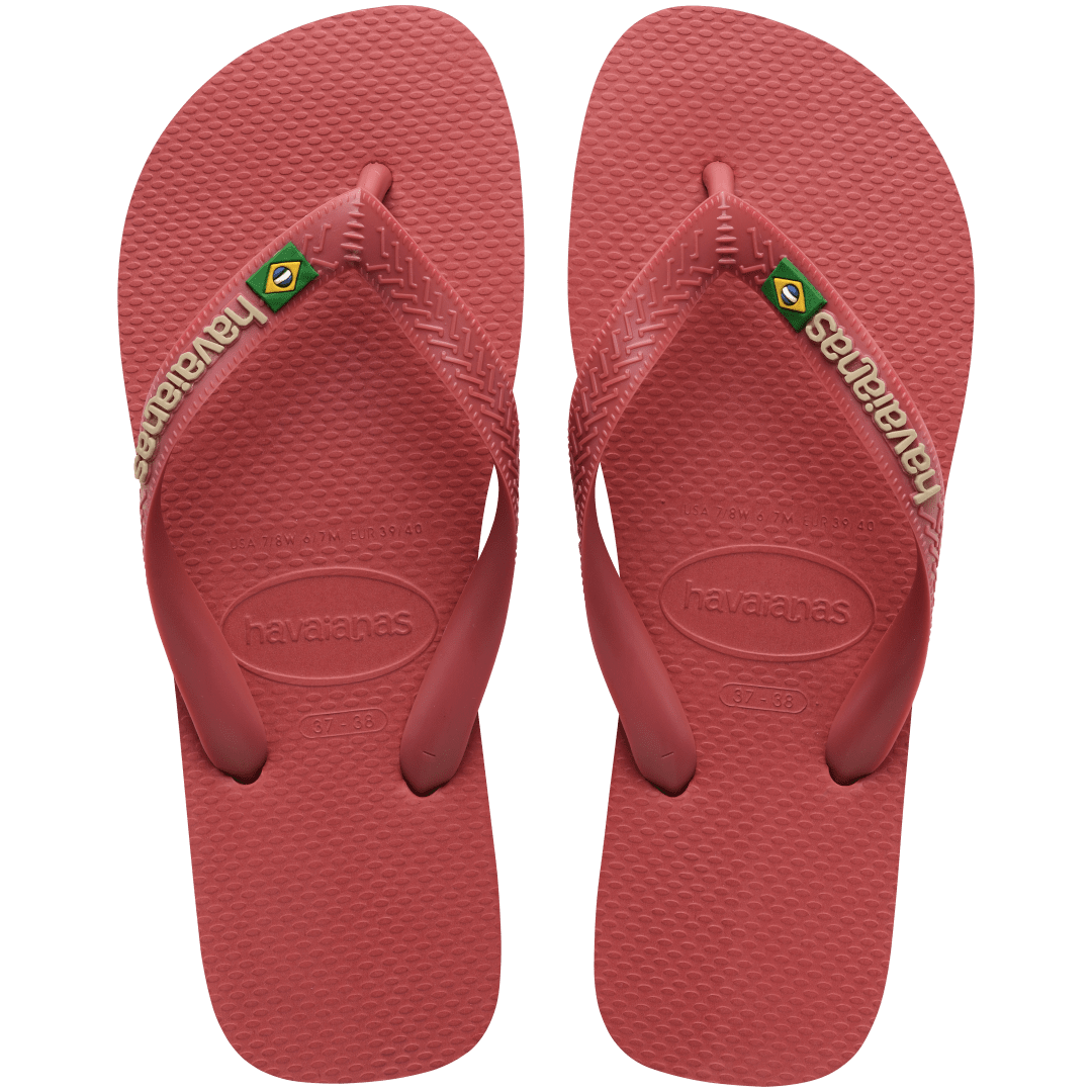 Kids' Brazil Logo Flip Flops