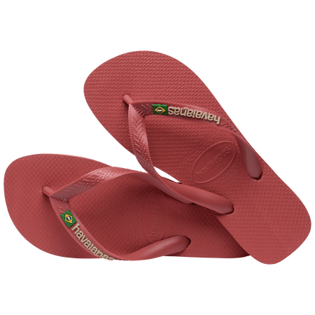 Kids' Brazil Logo Flip Flops