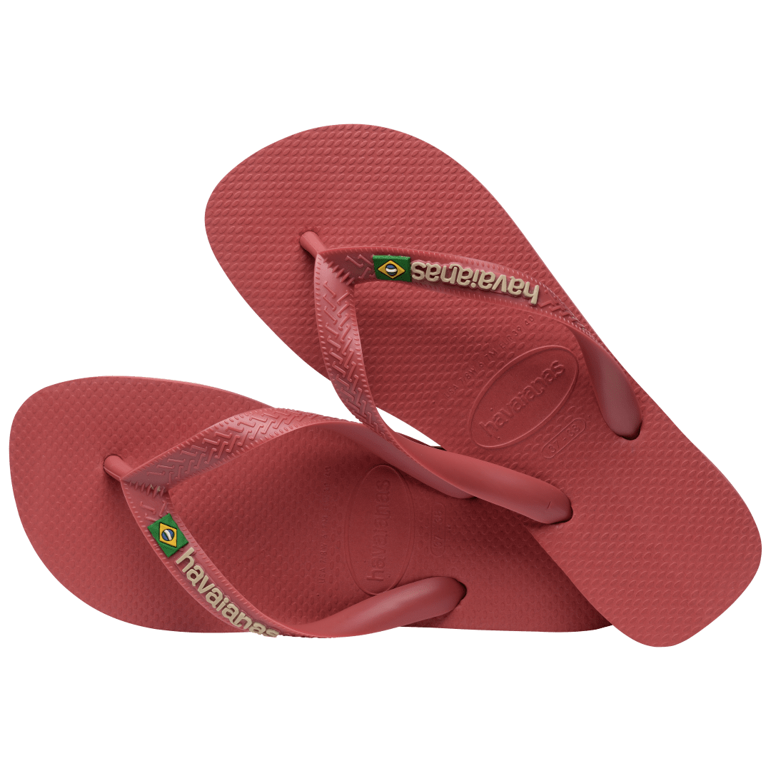 Kids' Brazil Logo Flip Flops