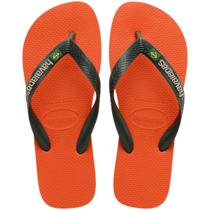 Kids' Brazil Logo Flip Flops