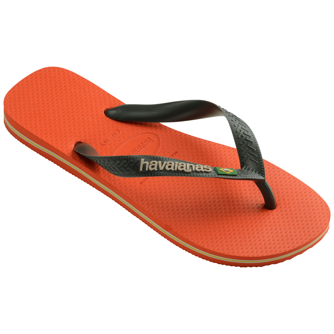 Kids' Brazil Logo Flip Flops