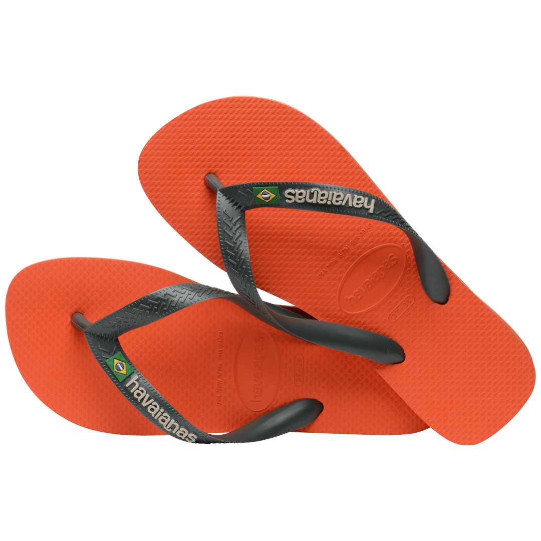 Kids' Brazil Logo Flip Flops