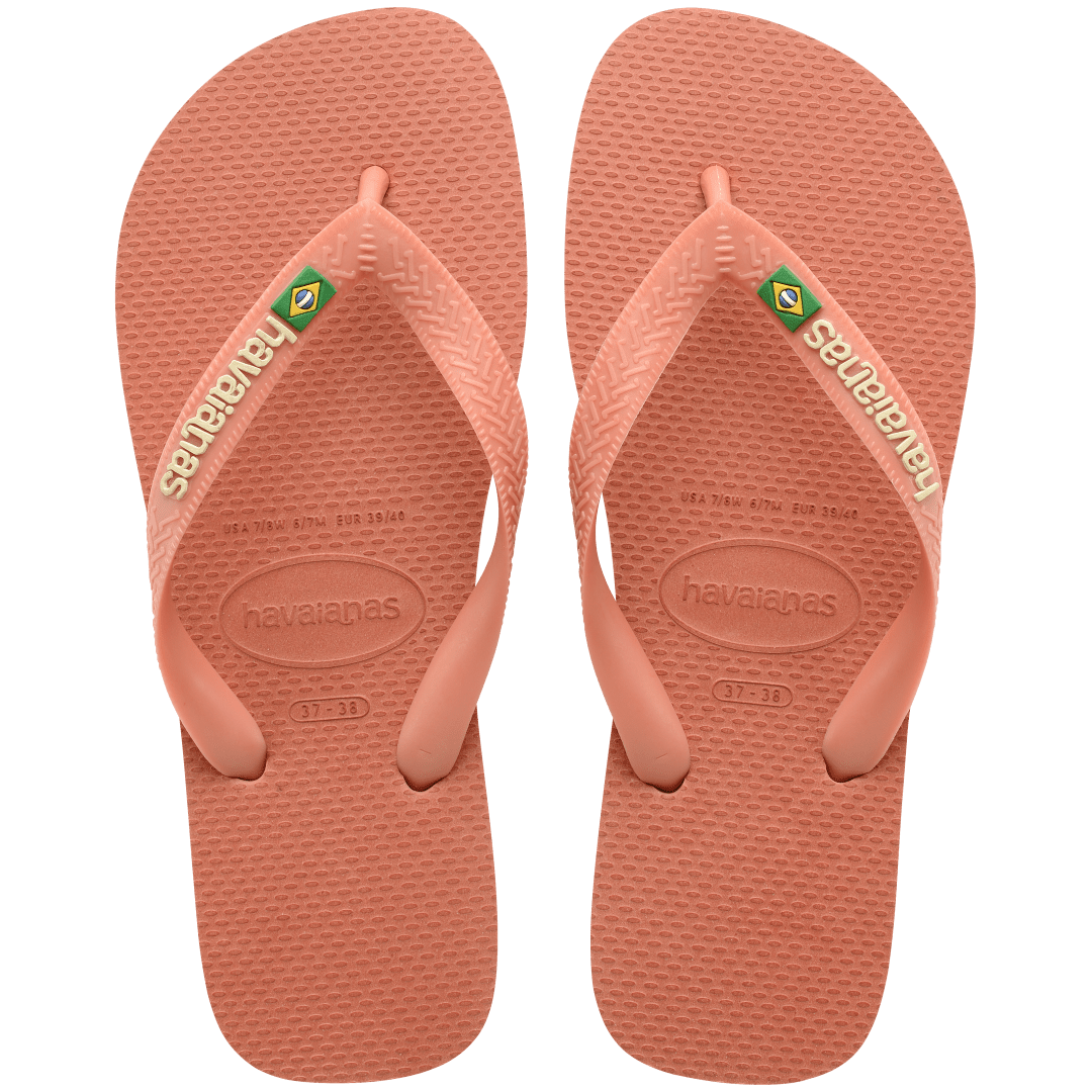 Women's Brazil Logo Flip Flops