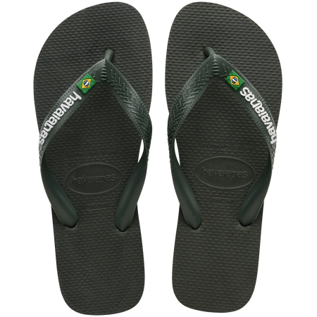 Men's Brazil Logo Flip Flops