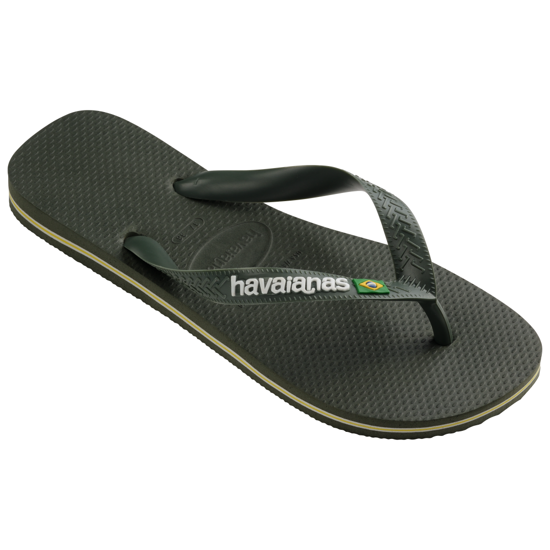 Men's Brazil Logo Flip Flops