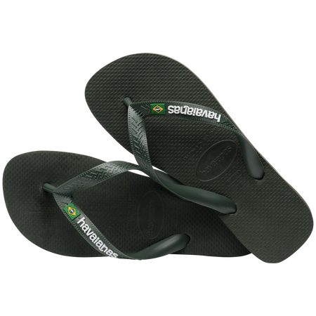 Kids' Brazil Logo Flip Flops