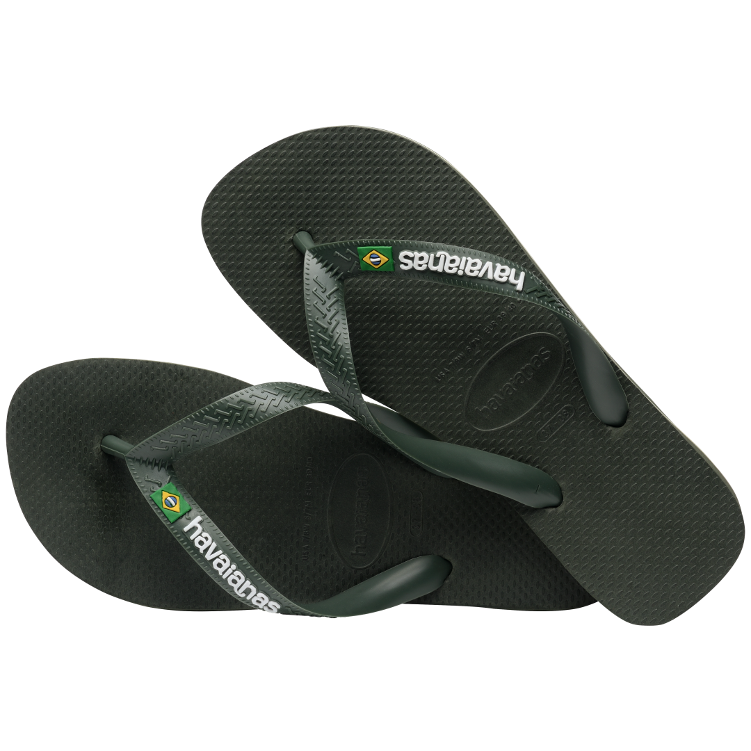 Kids' Brazil Logo Flip Flops