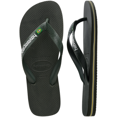 Kids' Brazil Logo Flip Flops