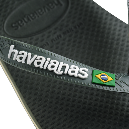 Kids' Brazil Logo Flip Flops