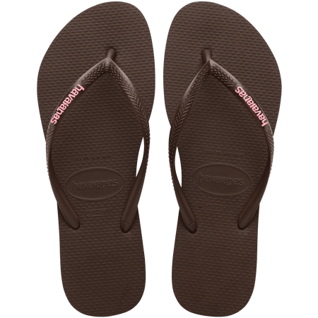 Women's Slim Logo Pop Up Flip Flops