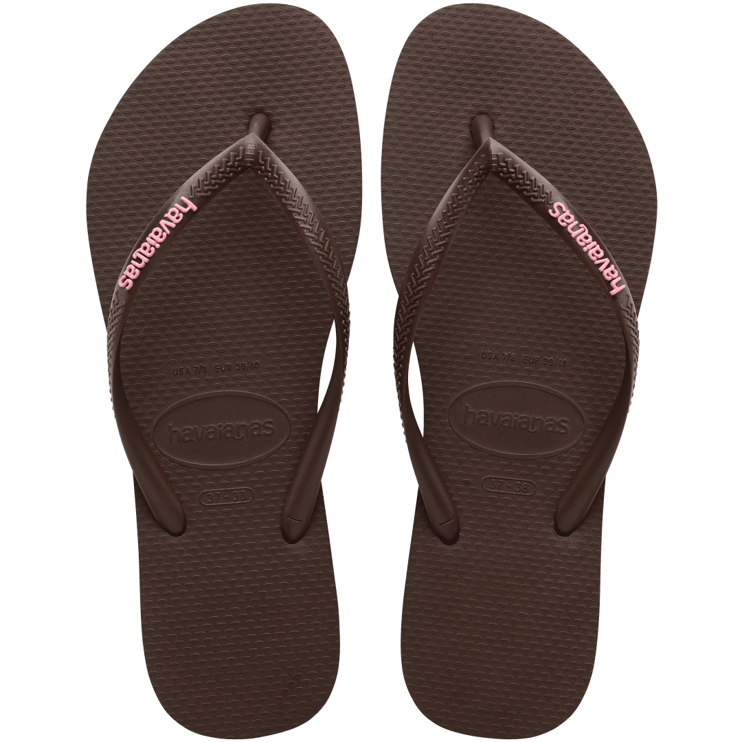 Women's Slim Logo Pop Up Flip Flops