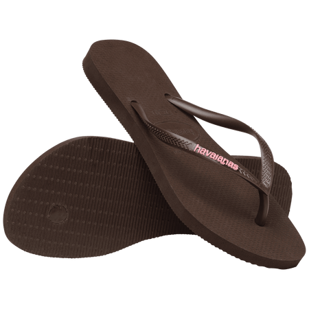 Women's Slim Logo Pop Up Flip Flops