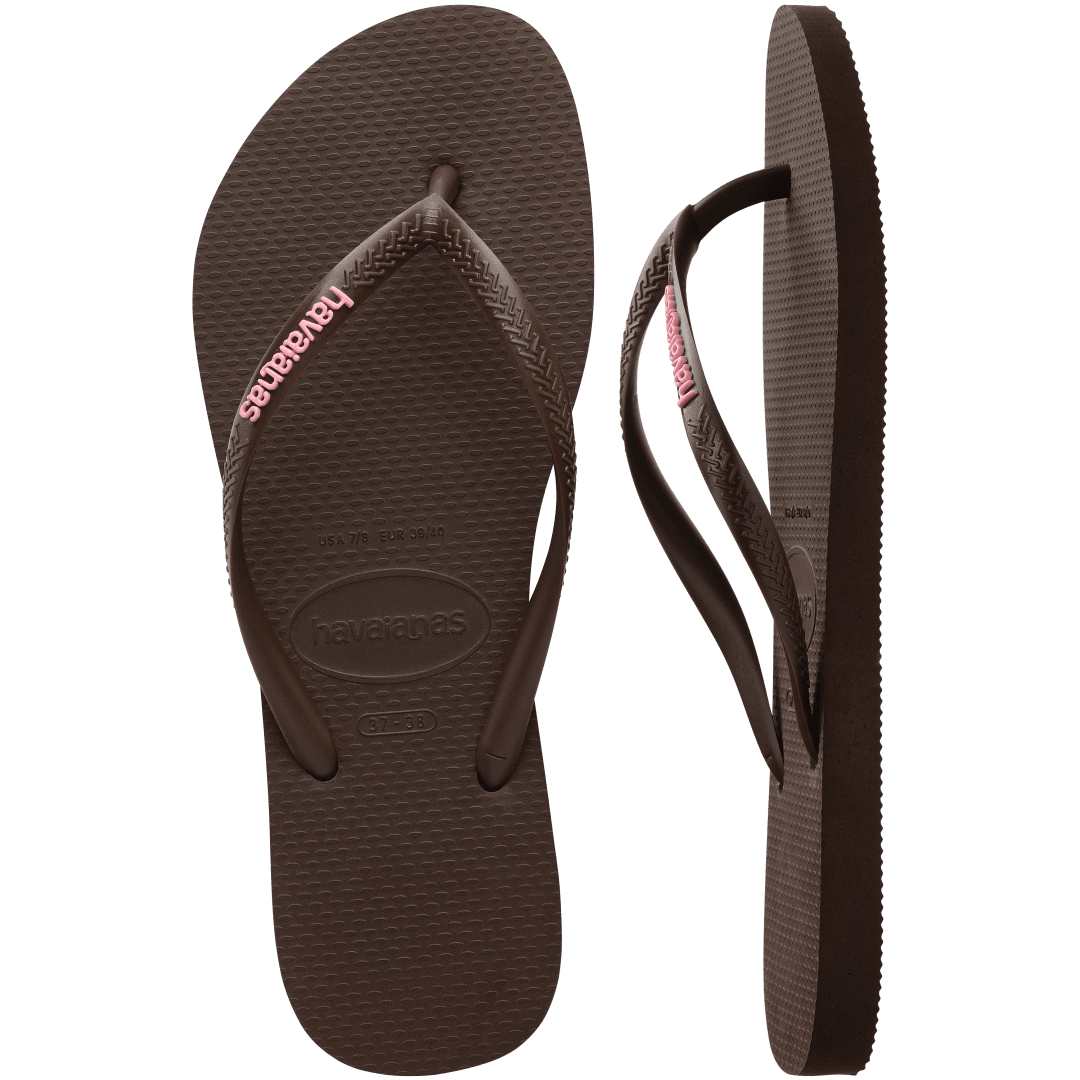 Women's Slim Logo Pop Up Flip Flops