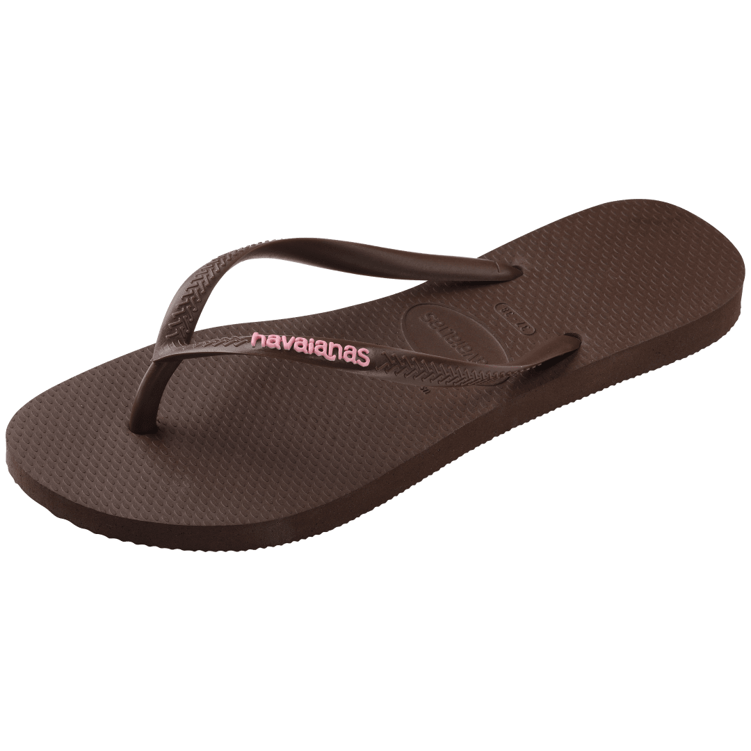 Women's Slim Logo Pop Up Flip Flops