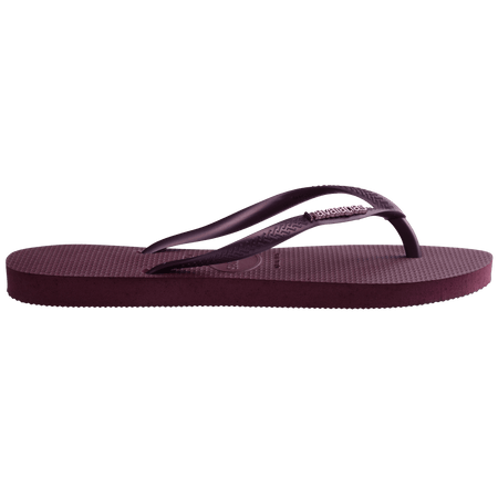 Women's Slim Logo Metallic Flip Flops